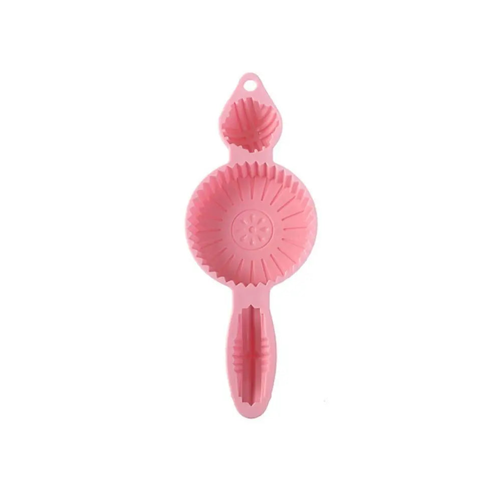 Hand Press Mooncake & Cookie Mold – Non-Stick DIY Baking Tool Baking Mold Babs pink-S