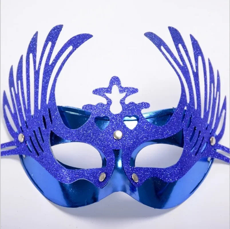 12pc Venetian Peacock Masquerade Eye Masks | Party Set Masquerade Eye Masks Babs