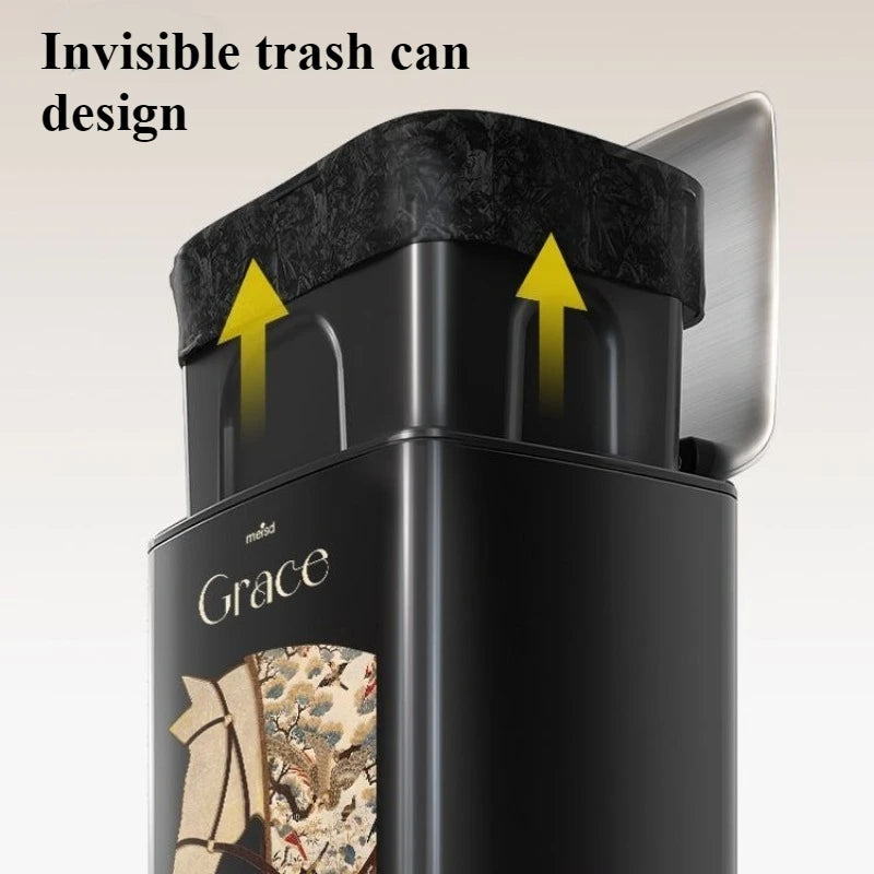Stainless Steel Foot Pedal Trash Can with Lid – 15L/20L Foot Pedal Trash Can Babs