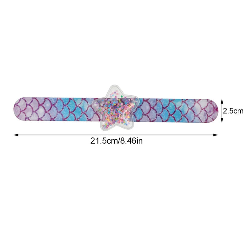Unicorn Mermaid Sequin Slap Bracelets – Kids Party Favors Kids Party Favors Babs