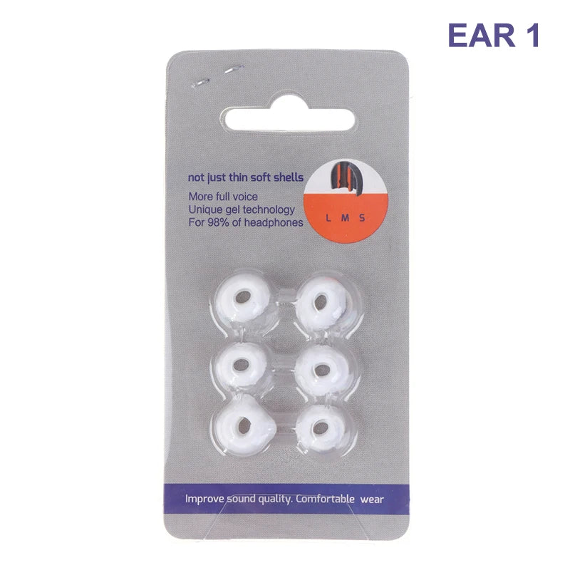6Pcs Silicone Ear Tips for Nothing Ear (1)(2)(A) TWS Headphones Earphone Ear Tips Babs EAR 1