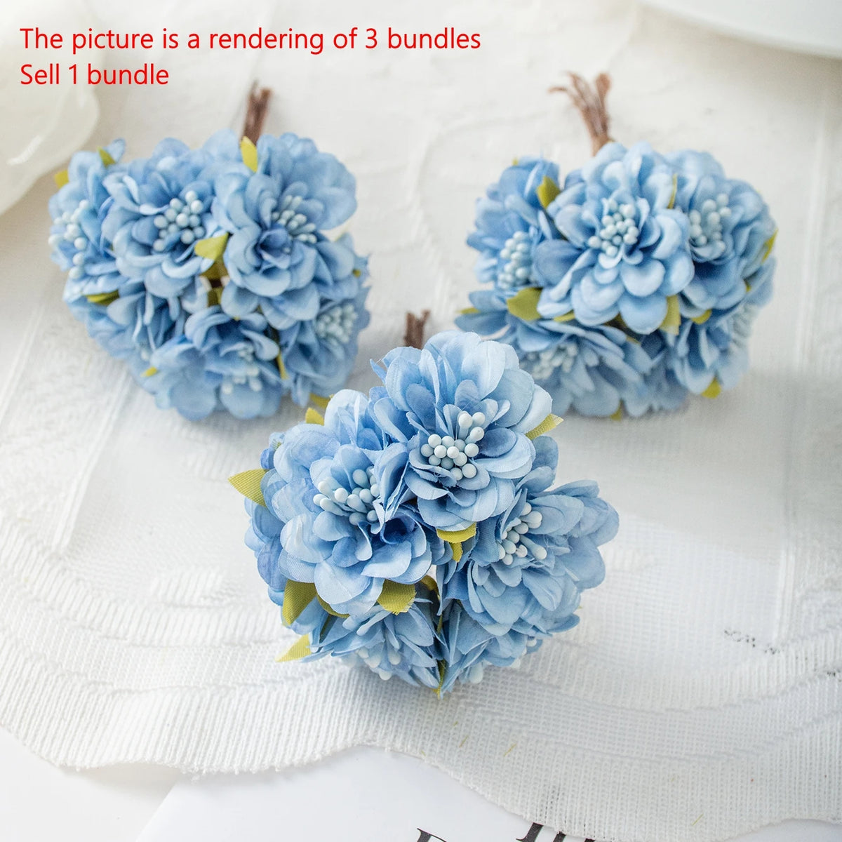 Silk Rose Artificial Flower Bouquets 1/3pcs – Wedding & Décor Artificial Flower Bouquet Babs color-2 3 pcs