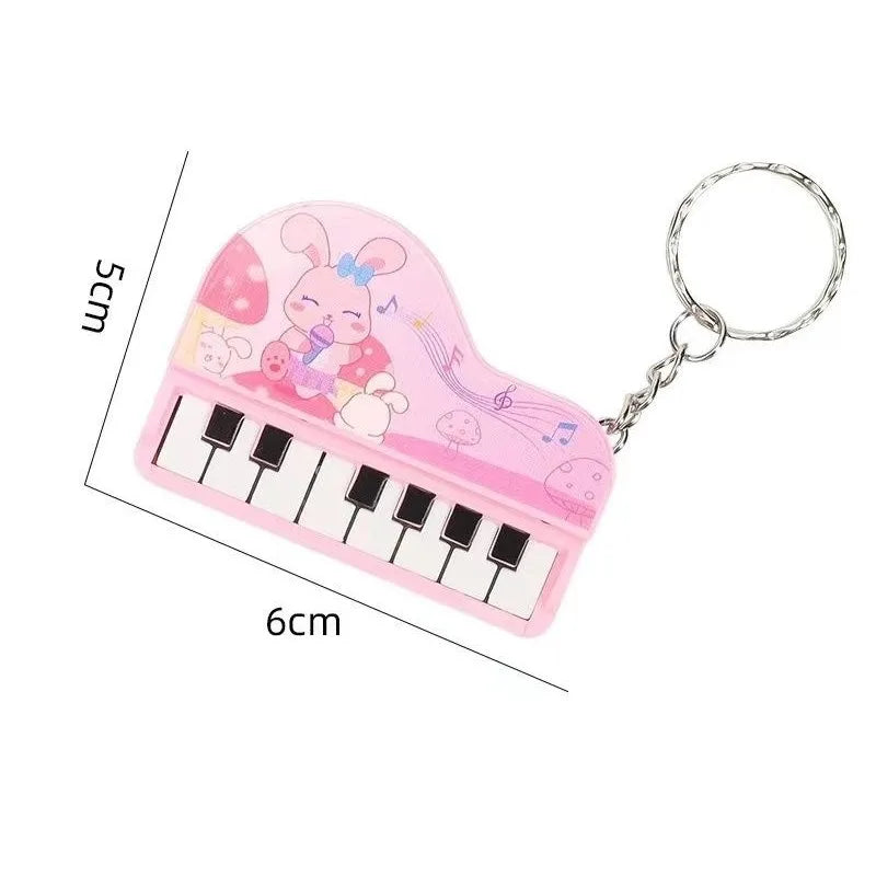 Mini Piano Keychain Music Toy – Fun Colorful Bag Pendant Gift Mini Music Toy Babs