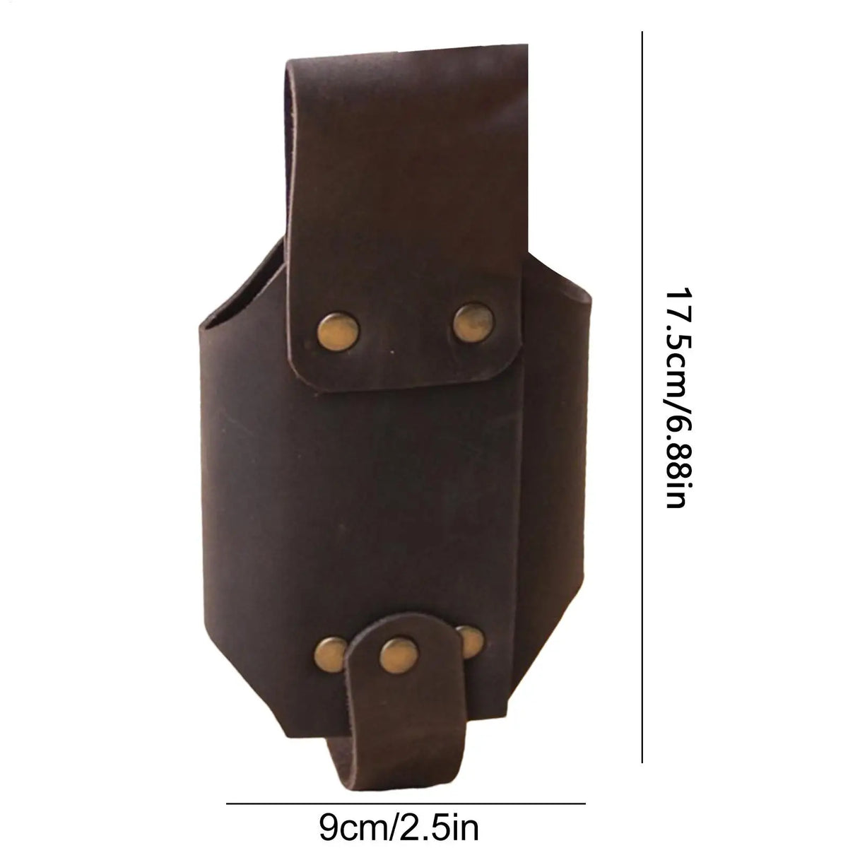 PU Leather Belt Bottle Holder – Outdoor Waist Fanny Pack Belt Bottle Holder Babs