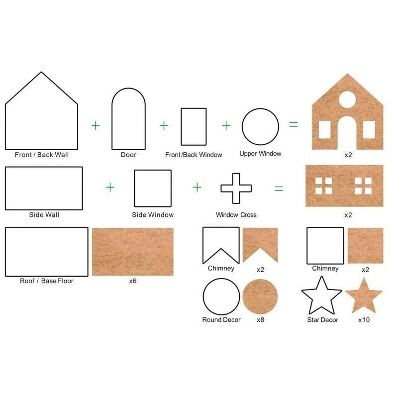 10pc Stainless Steel Christmas Cookie Cutters Set – Gingerbread Cookie Cutter Set Babs