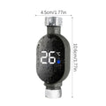 LED Digital Shower Thermometer – Accurate Water Temp Gauge Shower Thermometer Babs 1pcs