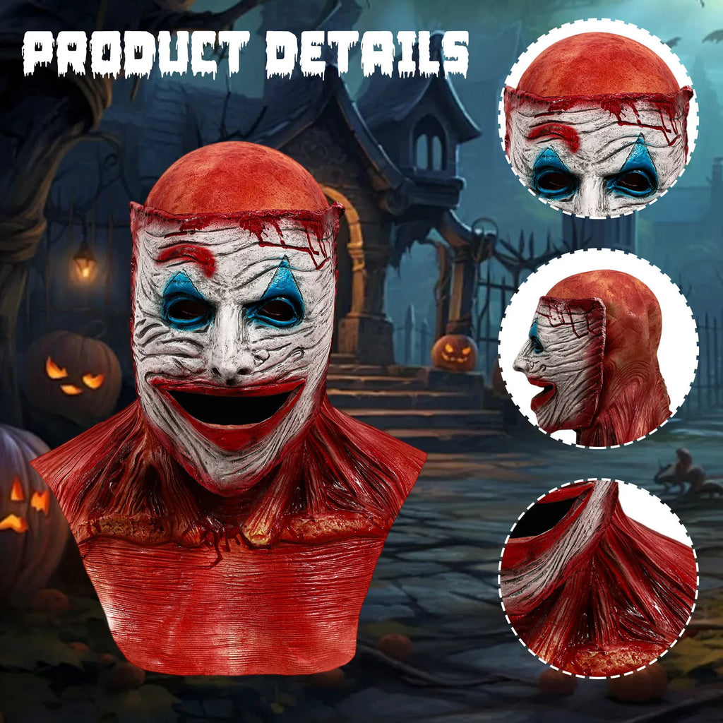 Clown Double Layer Halloween Horror Latex Mask – Two Layer Halloween Costume Mask Babs