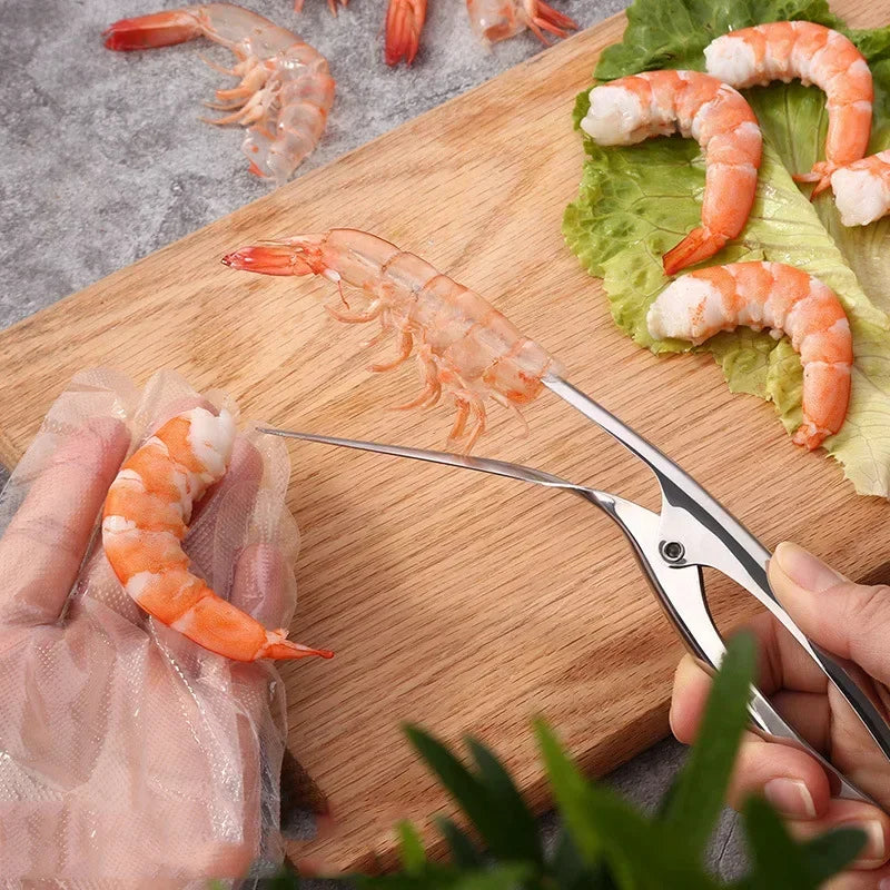 Stainless Steel Shrimp Deveiner & Prawn Peeler Seafood Tool Seafood Prep Tool Babs