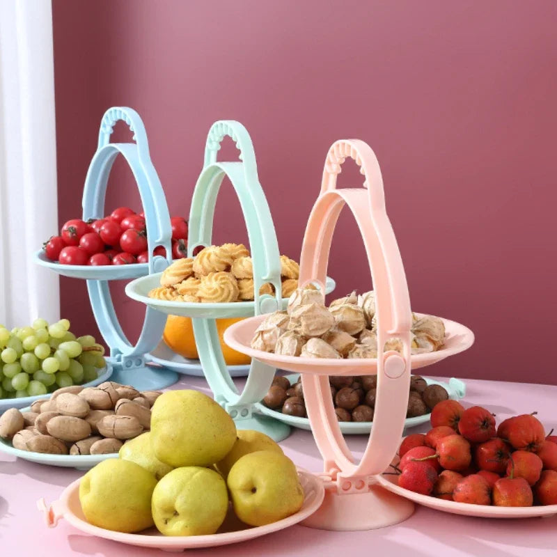 Foldable Plastic Fruit Tray | Nordic Snack & Candy Storage Fruit & Snack Tray Babs