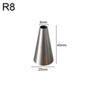 Large Round Piping Nozzle – Stainless Steel Cake Decorating Tip Pastry Piping Nozzle Babs R8