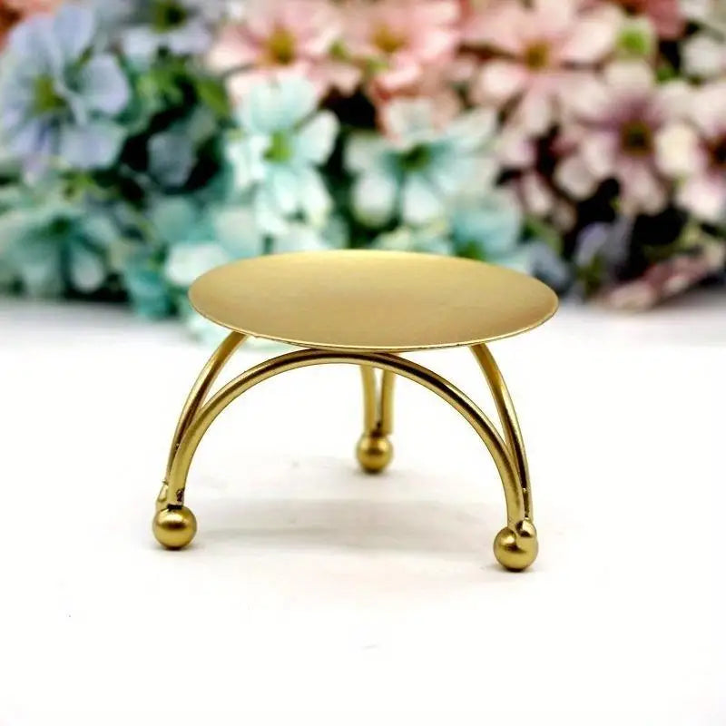 Geometric Circle Iron Candlestick Holder | Modern Metal Decor Candle Holder Babs