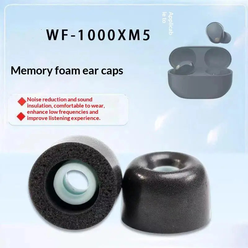 Memory Foam Ear Tips for WF-1000XM5 – 3 Pairs S/M/L Earbud Ear Tips Babs