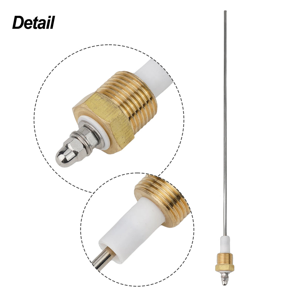 G1/2" Liquid Level Electrode Probe 4.4x342mm – Boiler Level Electrode Probe Babs