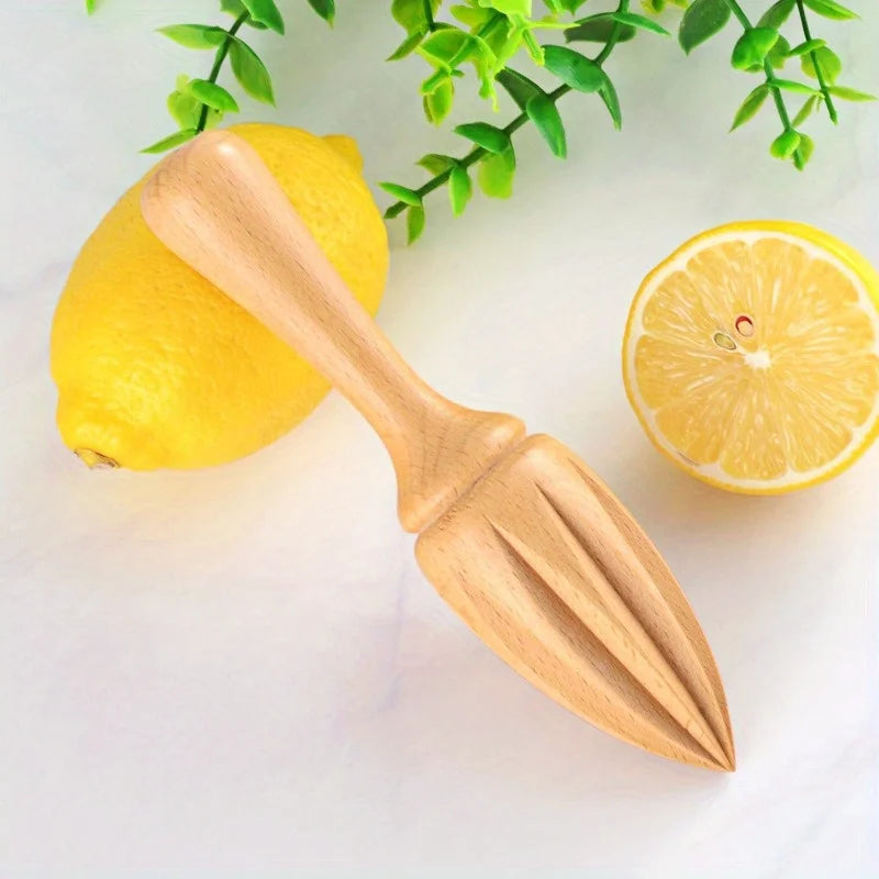 Beech Wood Lemon Squeezer – Handheld Citrus Juicer Reamer Citrus Juicer Reamer Babs