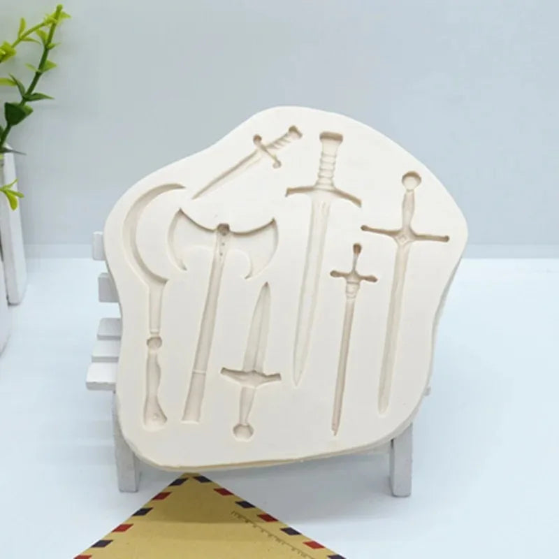 Knight Sword Silicone Cake Mold – Fondant Chocolate Decorating Silicone Cake Mold Babs