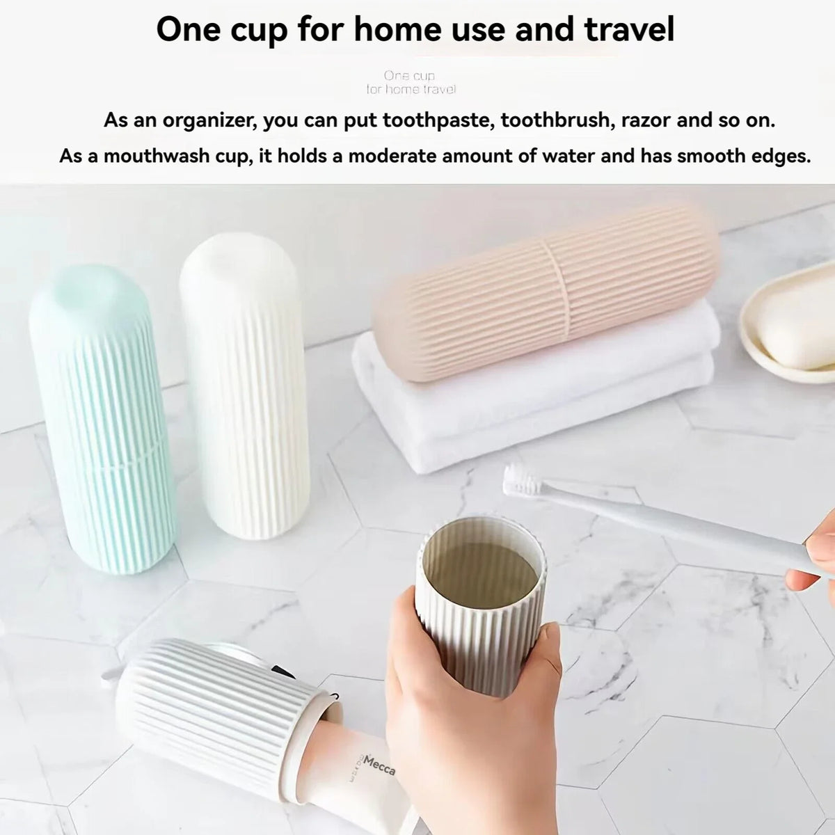 Travel Toothbrush & Toothpaste Holder Case – Portable Storage Box Toothbrush Travel Case Babs