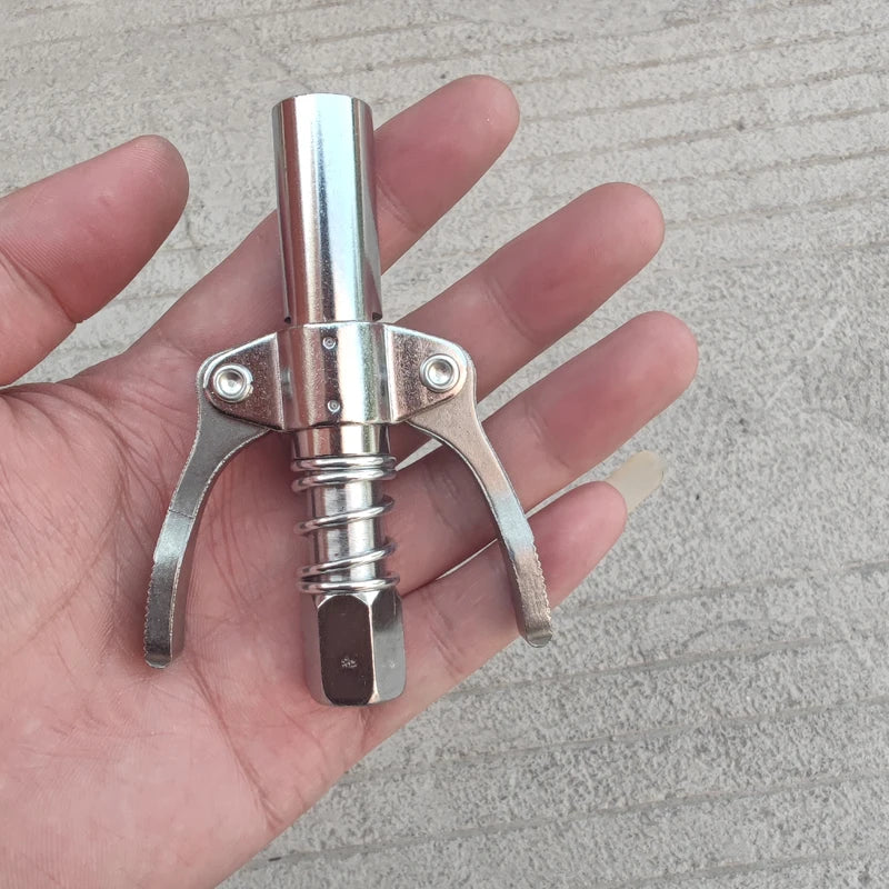 Grease Gun Coupler 10000 PSI NPT 1/8 – Heavy-Duty Stainless Steel Grease Gun Coupler Babs