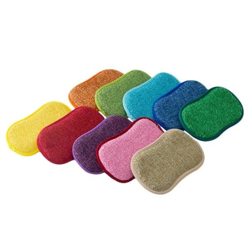 5-Pack Microfiber Dish Sponge Scrubbers – Kitchen Cleaning Set Kitchen Sponge Scrubbers Babs