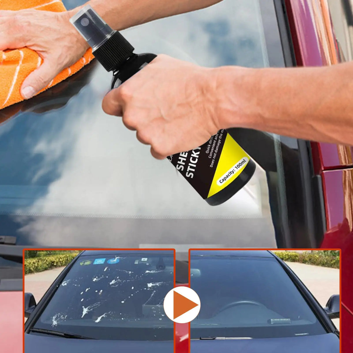 Car Bird Poop & Tree Sap Remover Spray 100ml | Detail Cleaner Car Detail Spray Babs