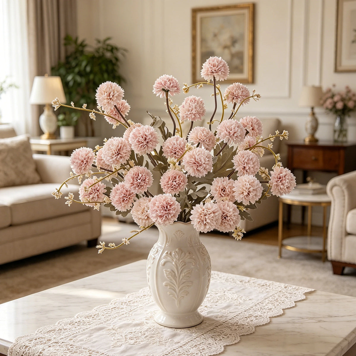 Artificial Silk Chrysanthemum Flowers – Wedding & Home Décor Artificial Silk Flowers Babs