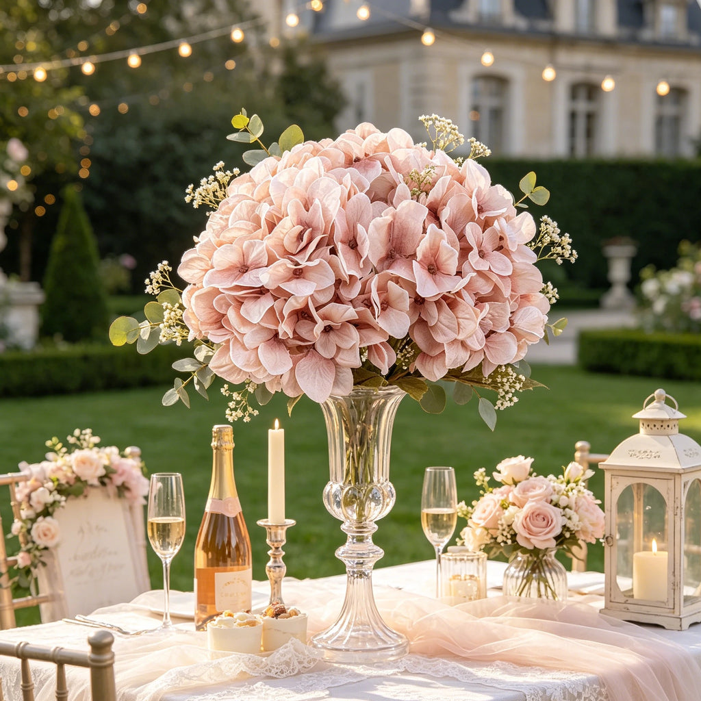 Artificial Silk Hydrangea Flowers for Home & Wedding Decor Artificial Silk Flowers Babs