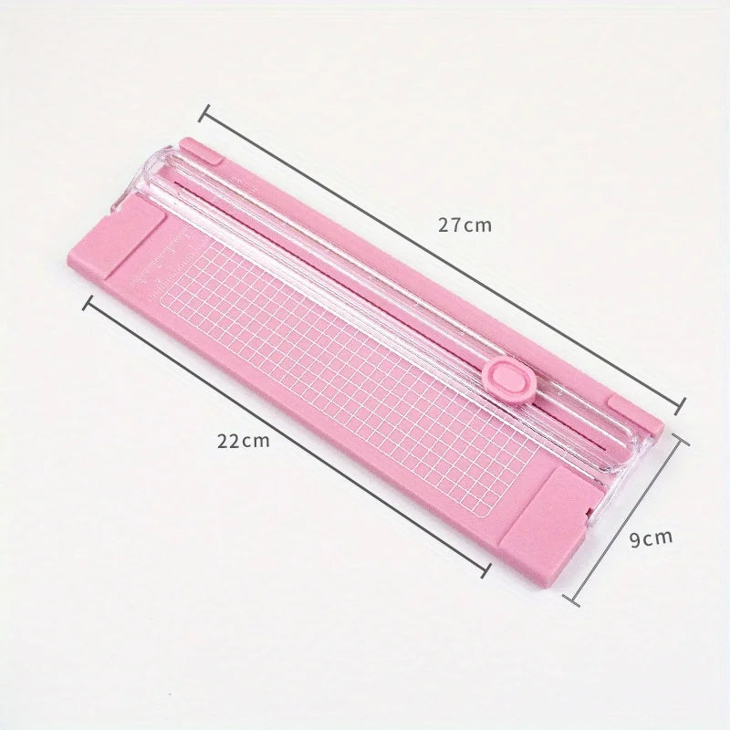 A4 Mini Paper Trimmer Cutter – Scrapbook, Cards & Crafts Paper Trimmer Cutter Babs Pink