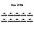 10pcs CNC Lathe Tool Holder Shims MT1603 MT2204 Tungsten Steel CNC Tool Holder Shim Babs MT1603