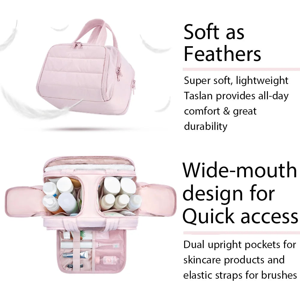 Large Waterproof Travel Toiletry & Makeup Organizer Bag Travel Toiletry Bag Babs