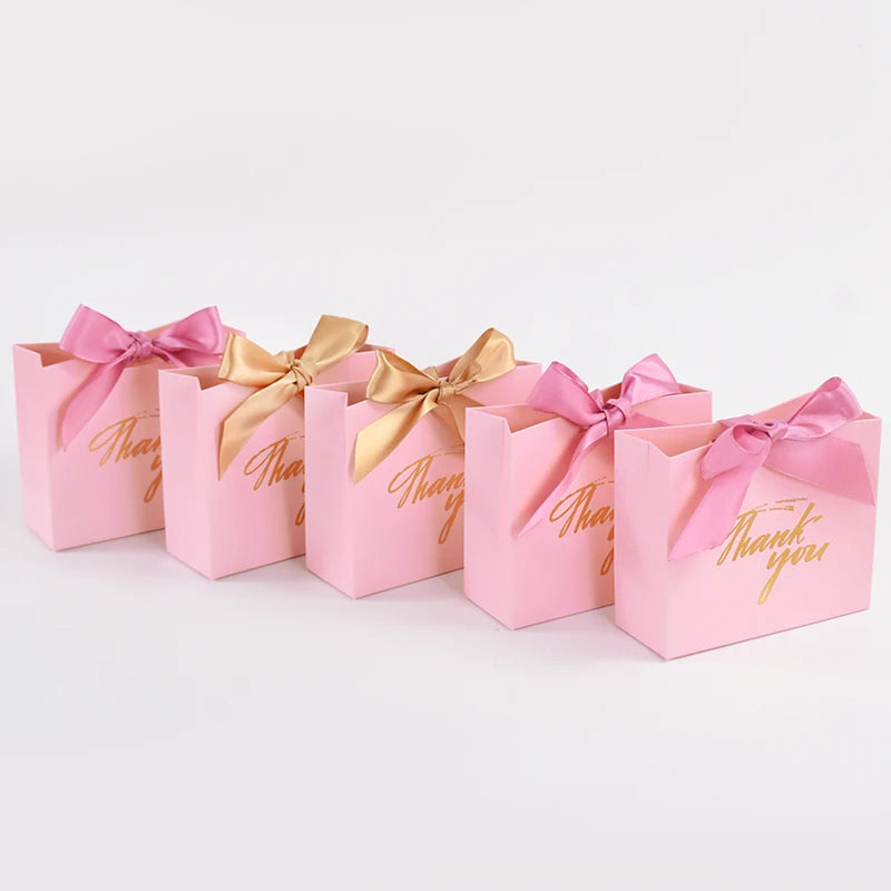 24Pcs Pink Thank You Candy Boxes – Wedding & Party Favors Party Favor Boxes Babs