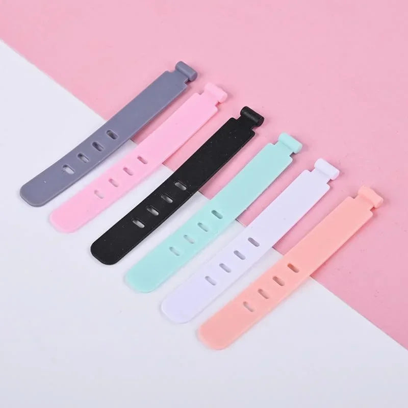 Silicone Cable Organizer Clips & Cord Management Wire Straps Cable Organizer Clips Babs