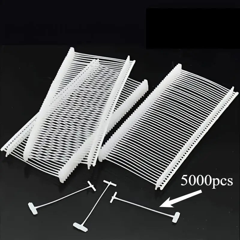 5000pcs 50mm Plastic Tag Gun Fasteners – Standard Barb Attachments Tag Gun Fasteners Babs 5000pcs