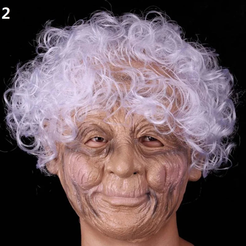 Latex Full Face Witch Mask – Halloween Cosplay Costume Prop Costume Mask Babs