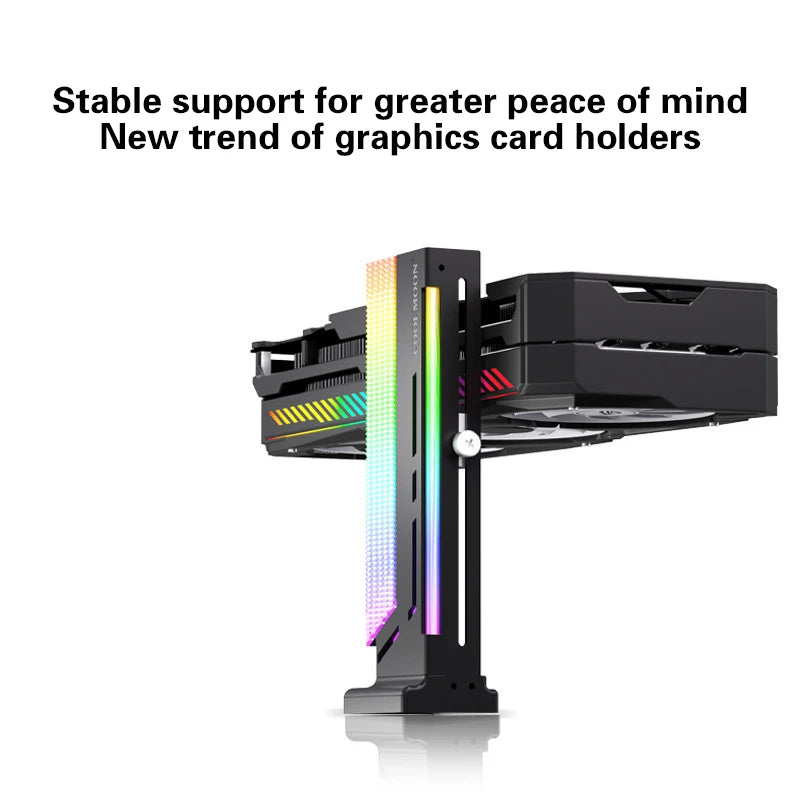 ARGB GPU Support Bracket 5V 3-Pin Addressable LED Sag Brace GPU Support Bracket Babs