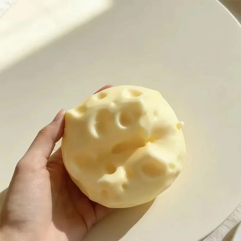 Giant Cheese Squishy Slow Rebound Squeeze Cube Fidget Toy Novelty Fidget Toy Babs
