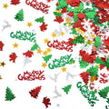 Christmas Table Confetti Snowflake & Xmas Tree Sequins 15g Holiday Party Confetti Babs A