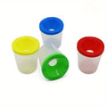 4-Piece Kids Paint Brush Wash Cup Set – Art & Craft Supplies Art Brush Wash Cup Babs 4pcs