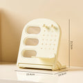 Desktop Organizer Rack – Pen Holder & Cosmetic Brush Storage Desktop Organizer Rack Babs Light yellow