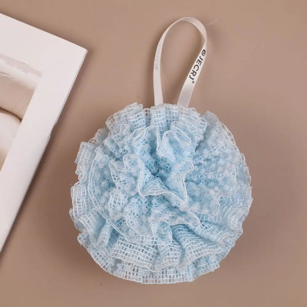 Exfoliating Back Scrubber & Bath Towel Set with Bath Flower Bath Scrubber Set Babs