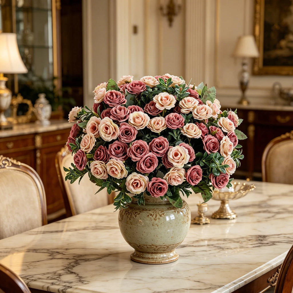 Artificial Silk Rose Bouquet for Weddings, Home & DIY Gifts Artificial Silk Flowers Babs