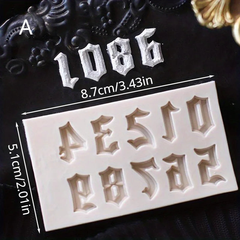 Goth Skull Silicone Mold – Chocolate, Candy & Fondant Silicone Baking Mold Babs A