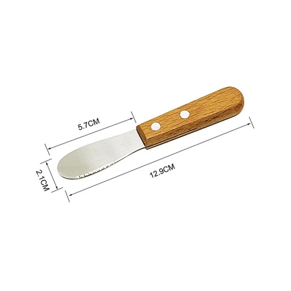 Stainless Steel Butter Scraper & Cake Icing Spatula 8 Inch Cake Icing Spatula Babs with serrations