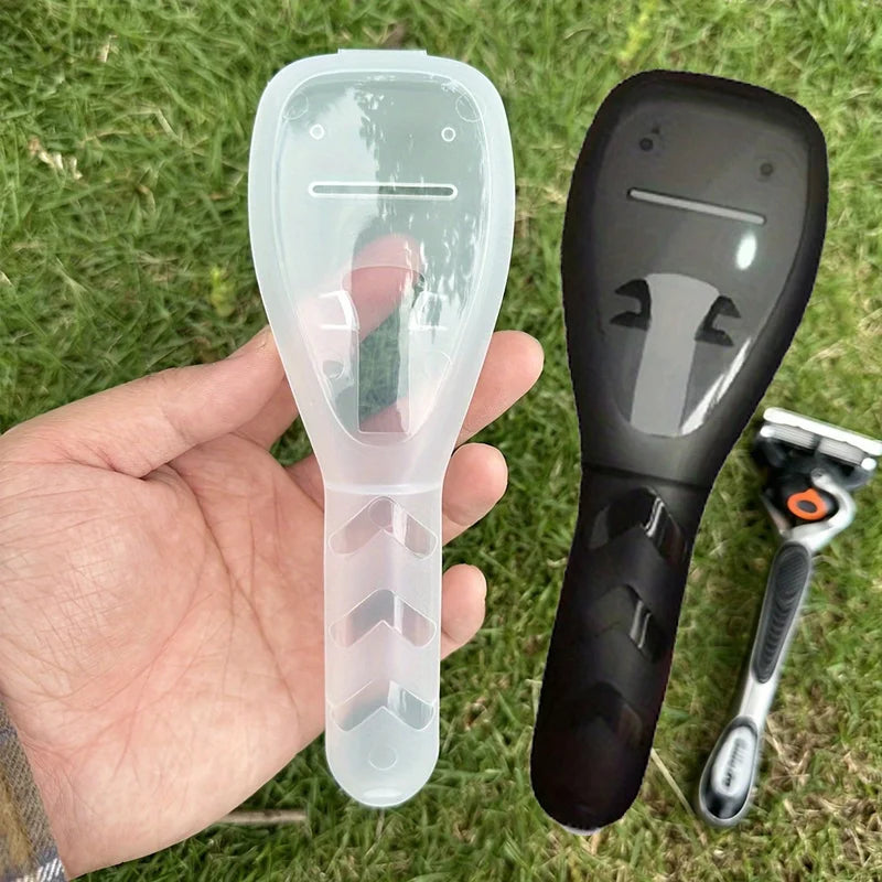 Transparent Razor Case – Portable Travel Shaver Storage Box Razor Storage Case Babs