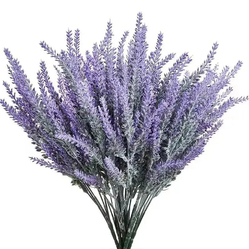 Artificial Lavender Bouquet 5/10pcs – UV Protection Decor Artificial Flower Bouquet Babs