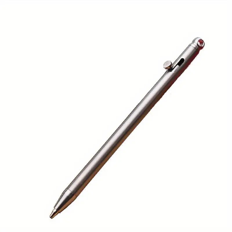 Pure Titanium Mini Keychain Ballpoint Pen – Compact Bolt Pen Keychain Ballpoint Pen Babs