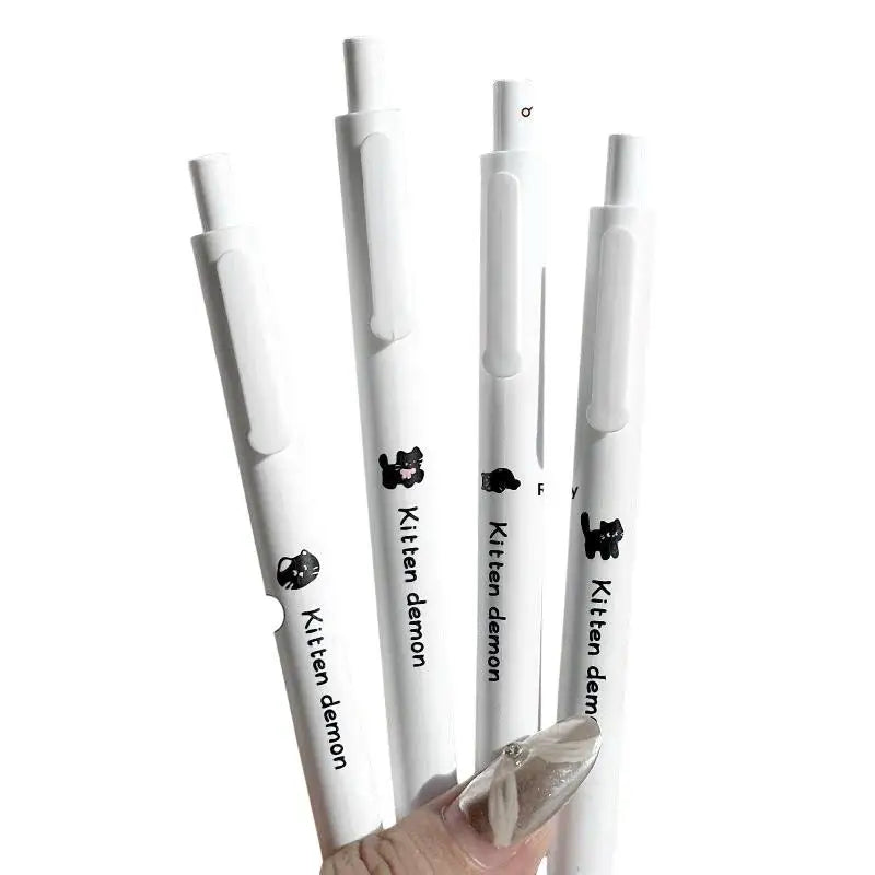 4-Pack Cartoon Retractable Gel Pens – Smooth Student Writing Set Retractable Gel Pens Babs