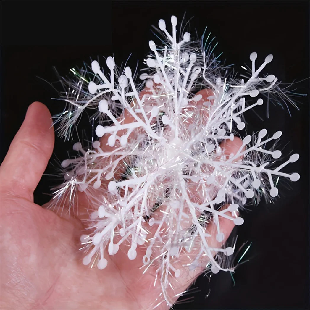 Plastic Snowflake Ornaments – Christmas Tree & Winter Decor Christmas Ornaments Babs