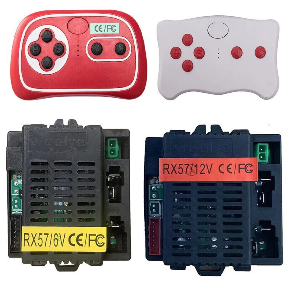 Weelye RX57 6V 12V Kids Electric Car Receiver & 2.4G Transmitter Ride-On Car Parts Babs