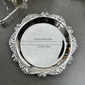 Retro Metal Jewelry Tray Carved Design – Organizer & Storage Jewelry Storage Tray Babs silvery