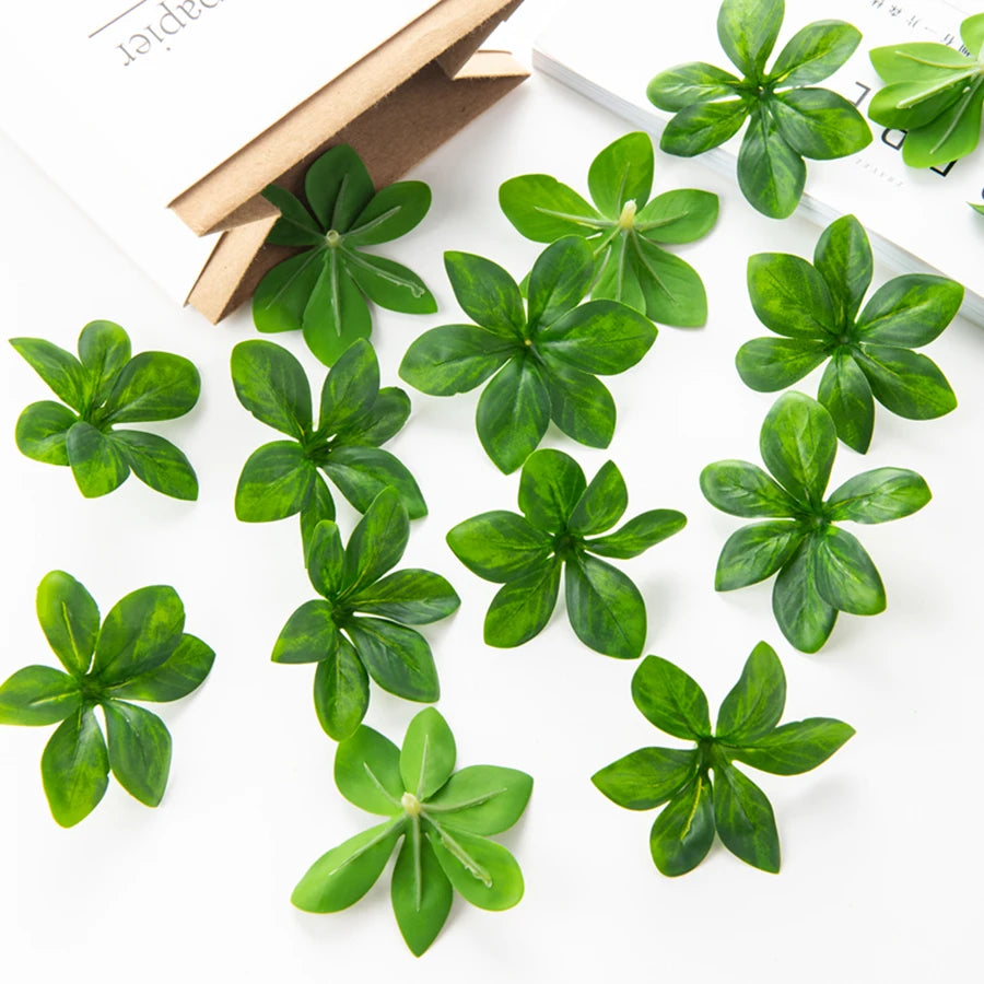50/100pcs Silk Artificial Flower Leaves – Wedding & Party Décor Artificial Flower Leaves Babs