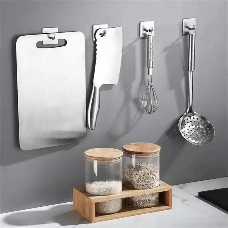 Stainless Steel Self-Adhesive Hook – No-Drill Rustproof Hanger Self-Adhesive Hook Babs